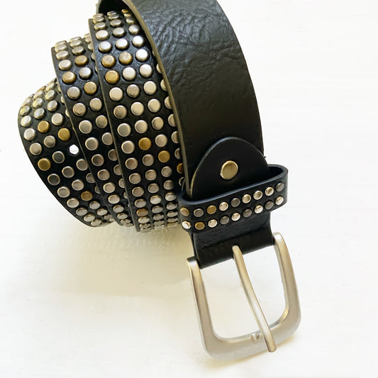 Black Stud Jean Belt