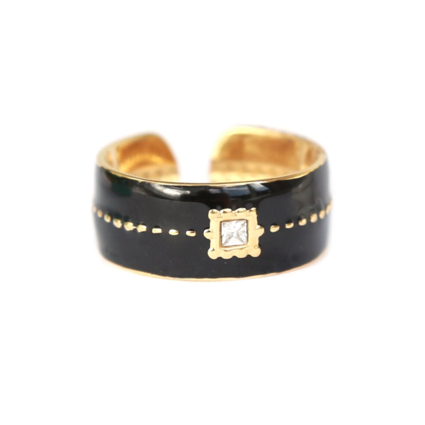 Costello Black Gold Ring