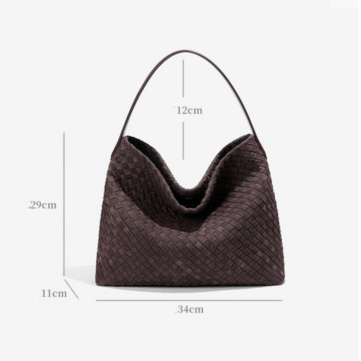 Woven Slouchy Shoulder Bag