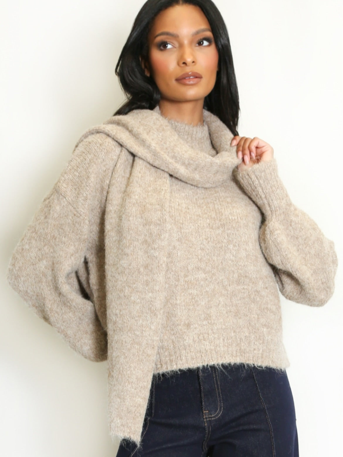 Frankie Jumper with Scarf