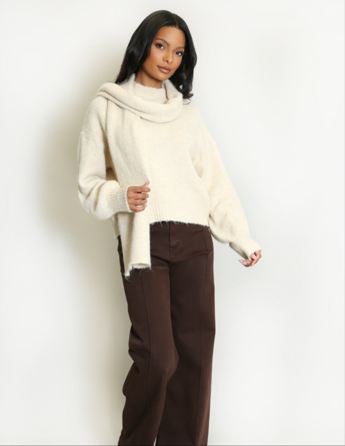 Frankie Jumper with Scarf