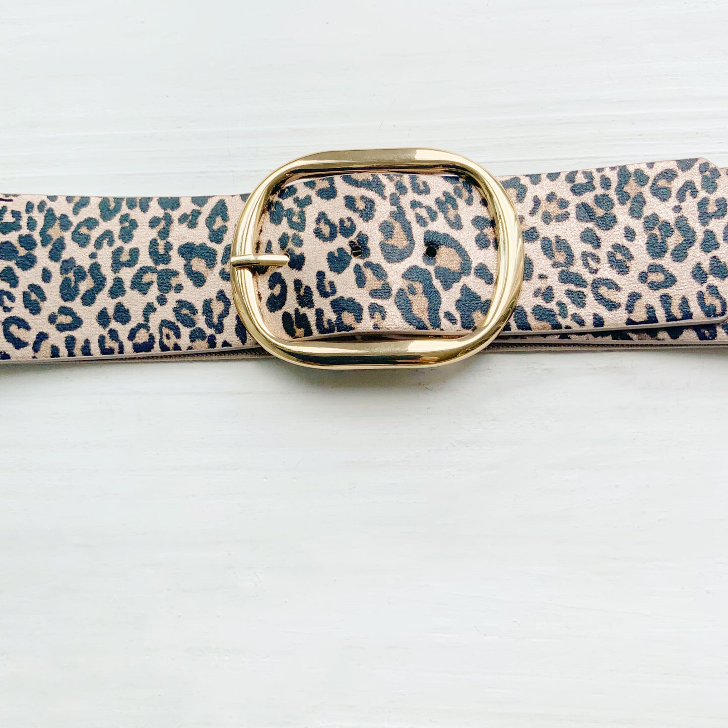 Leopard Print Belt