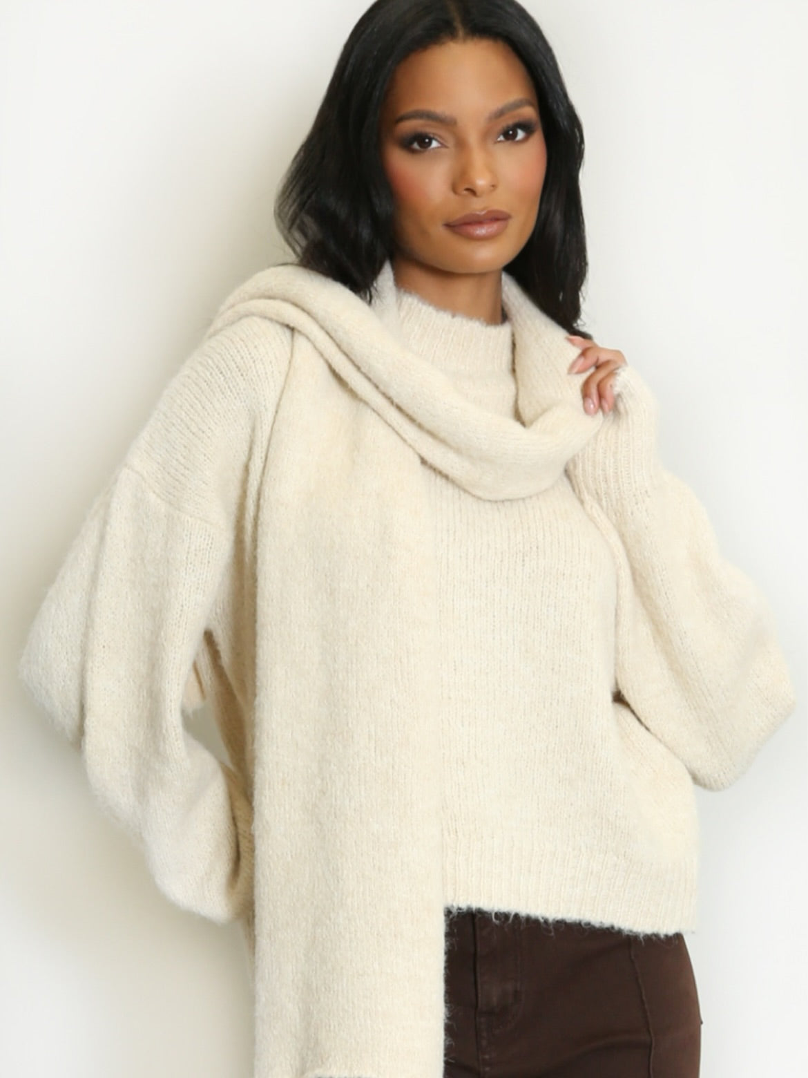 Frankie Jumper with Scarf