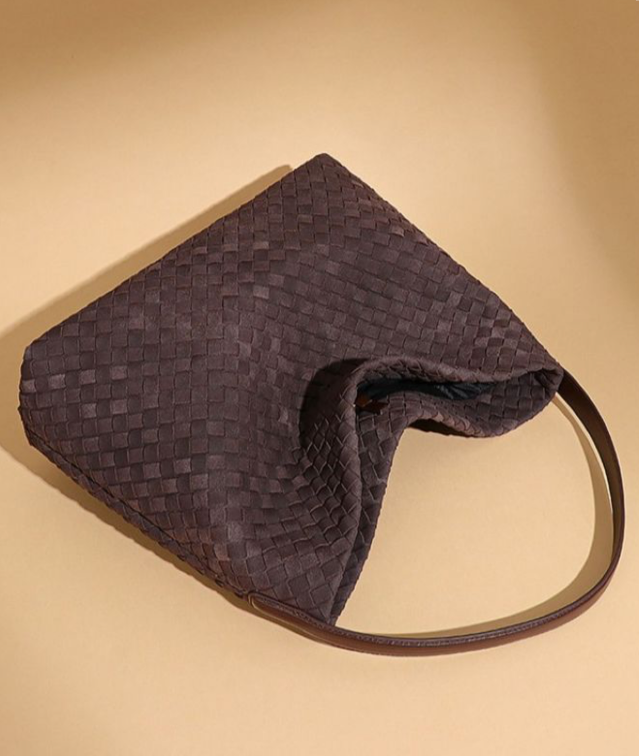 Woven Slouchy Shoulder Bag