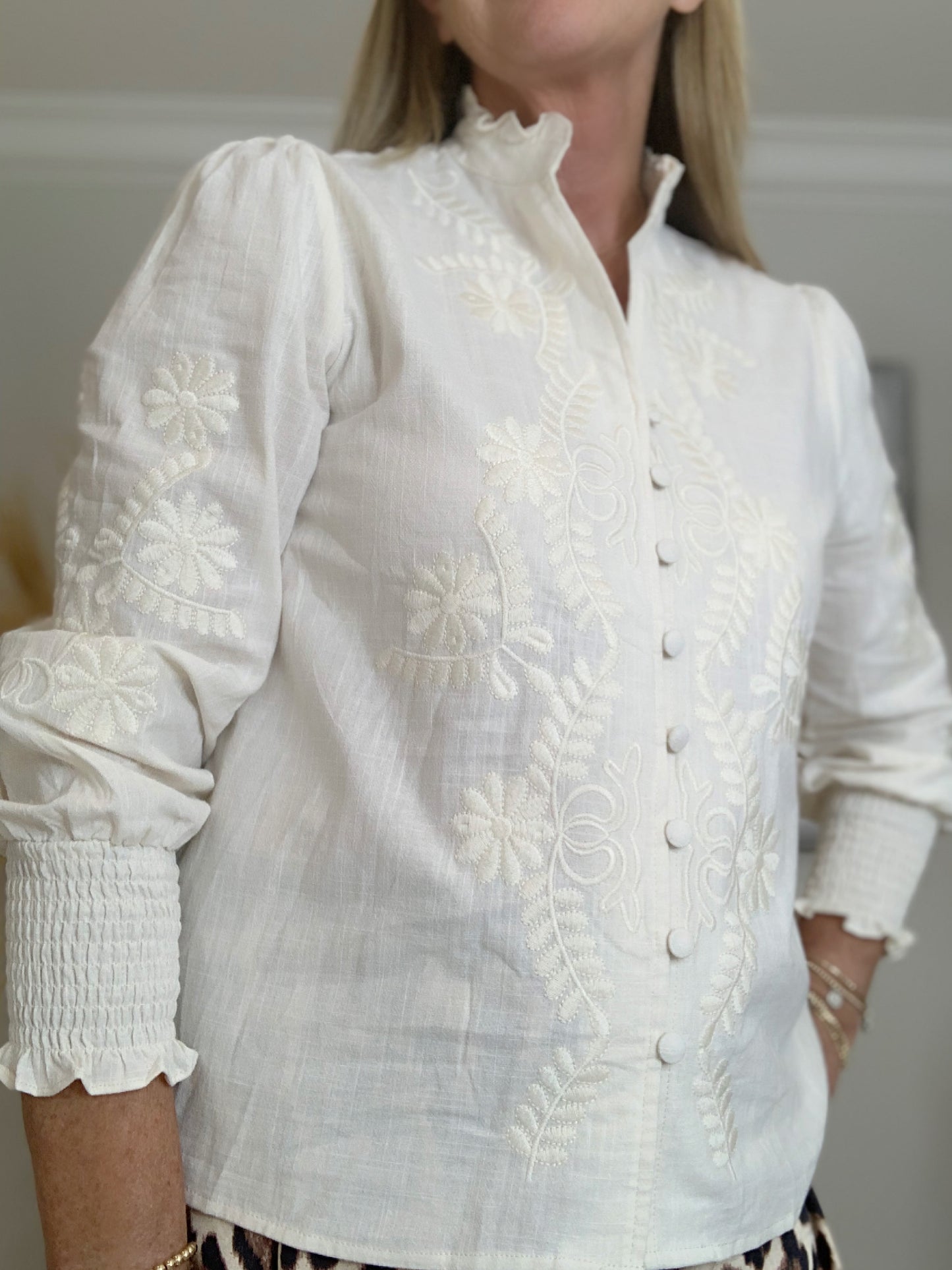 Abby Embroidered Blouse