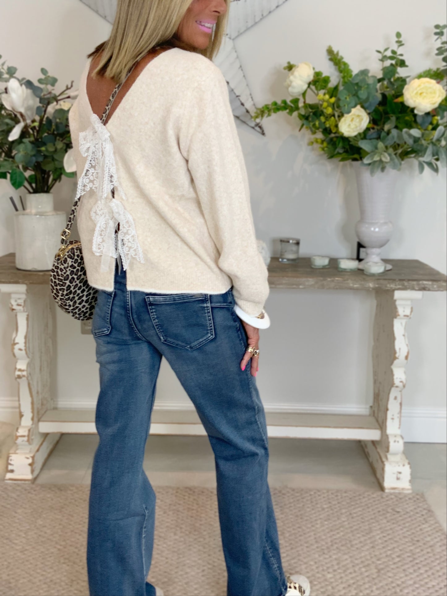 Lola Lace Bow Jumper