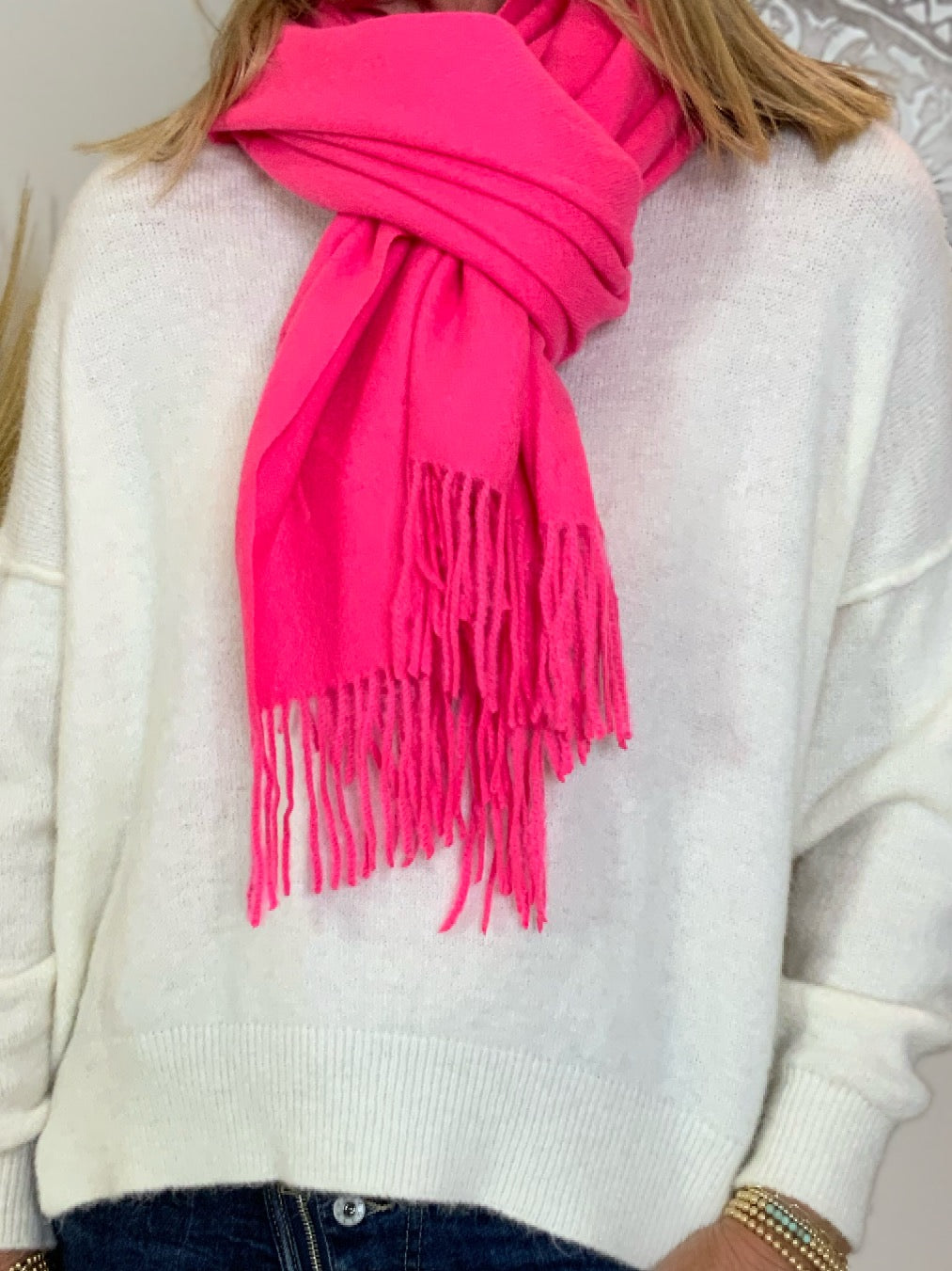 Cashmere Wool Mix Scarf