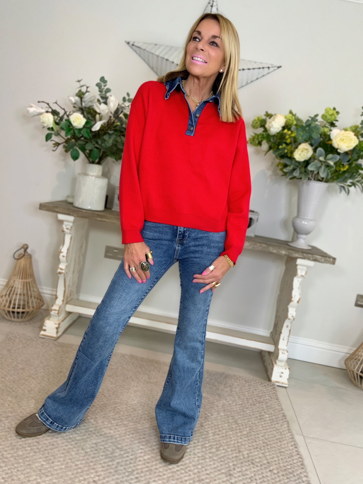 Boot Leg Flare Jeans
