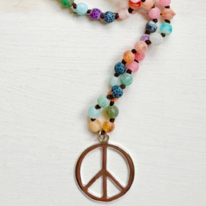 Peace Rainbow Necklace