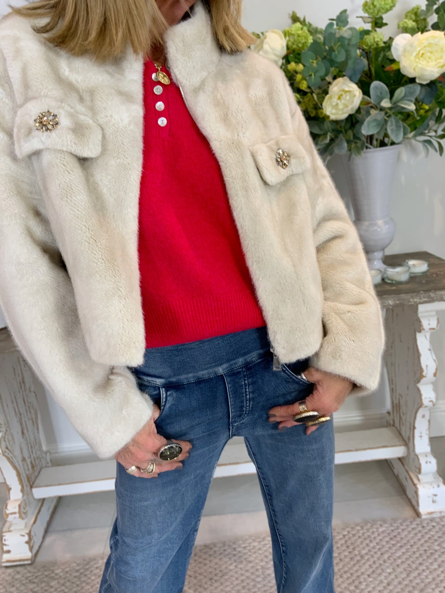 Tilly Button Alpaca Jumper