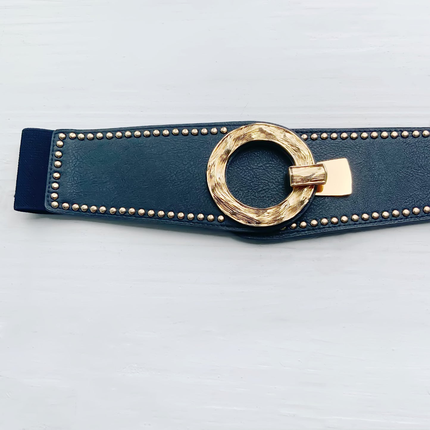 Black Gold Buckle Belt