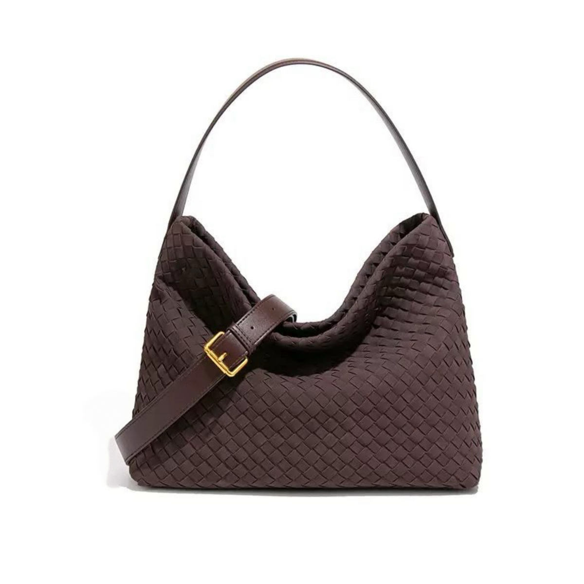 Woven Slouchy Shoulder Bag