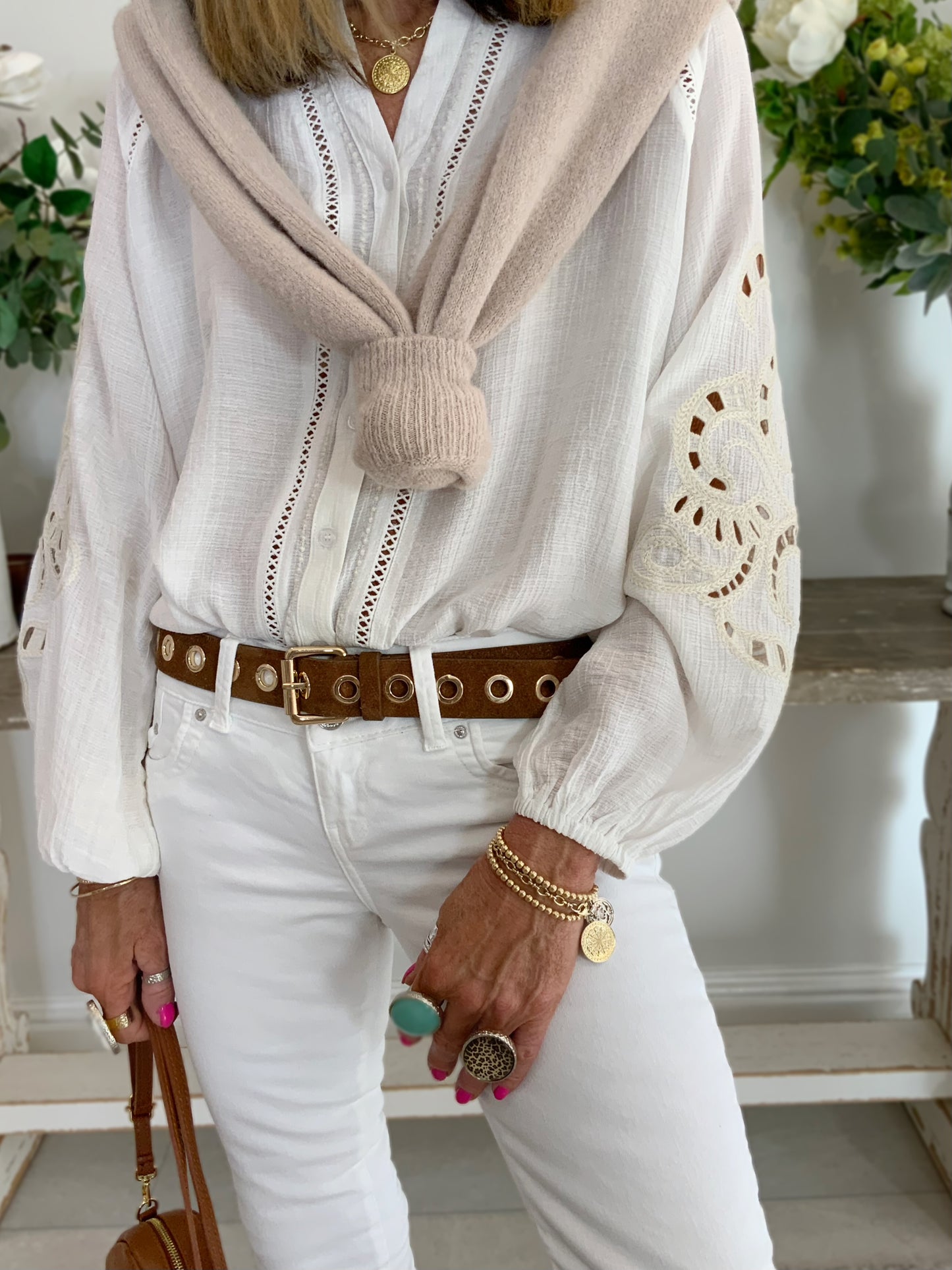 Emilia Embroidery Blouse