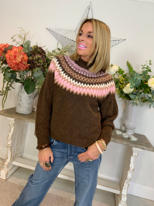Paris Argyle Jumper
