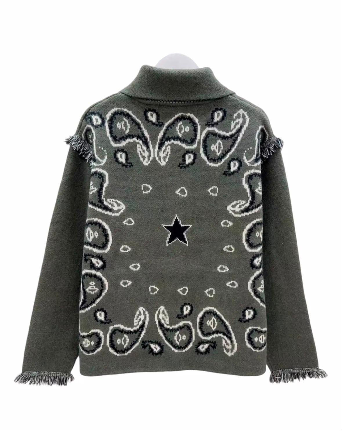 Star Wool Blend Jacket Khaki