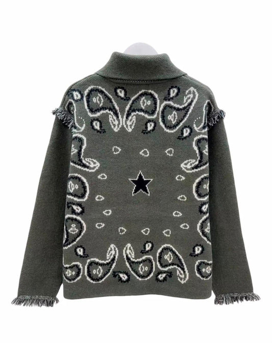 Star Wool Blend Jacket Khaki