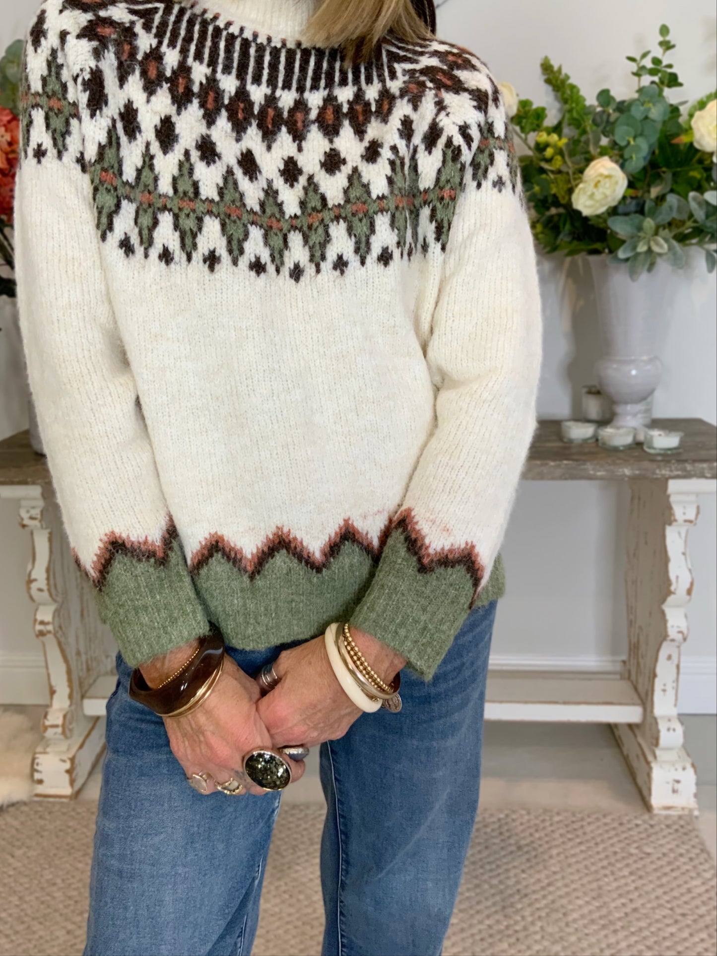 Madrid Argyle Sweater