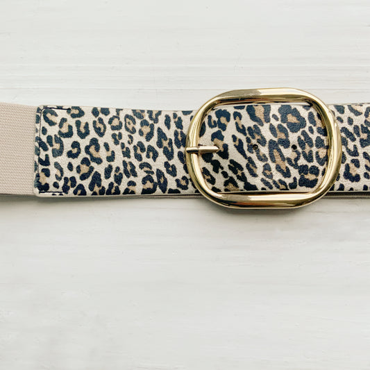 Leopard Print Belt