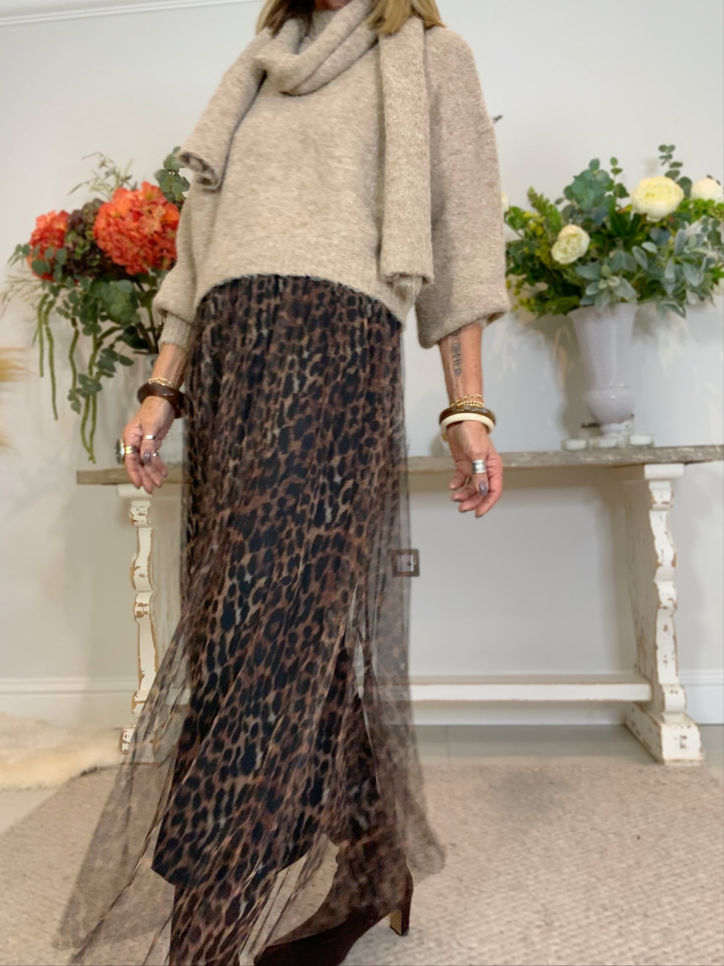 Telulah Tulle Maxi Skirt