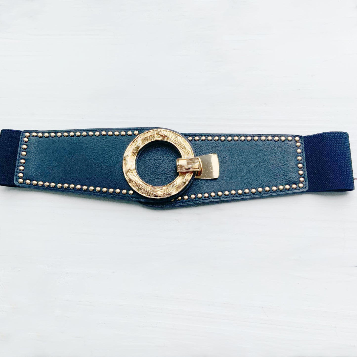 Black Gold Buckle Belt