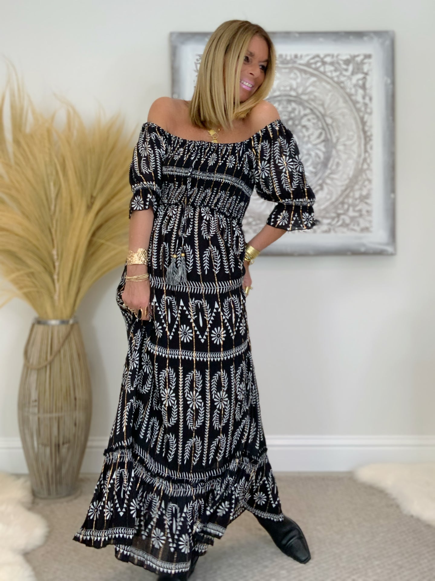 Aztec maxi dress on sale