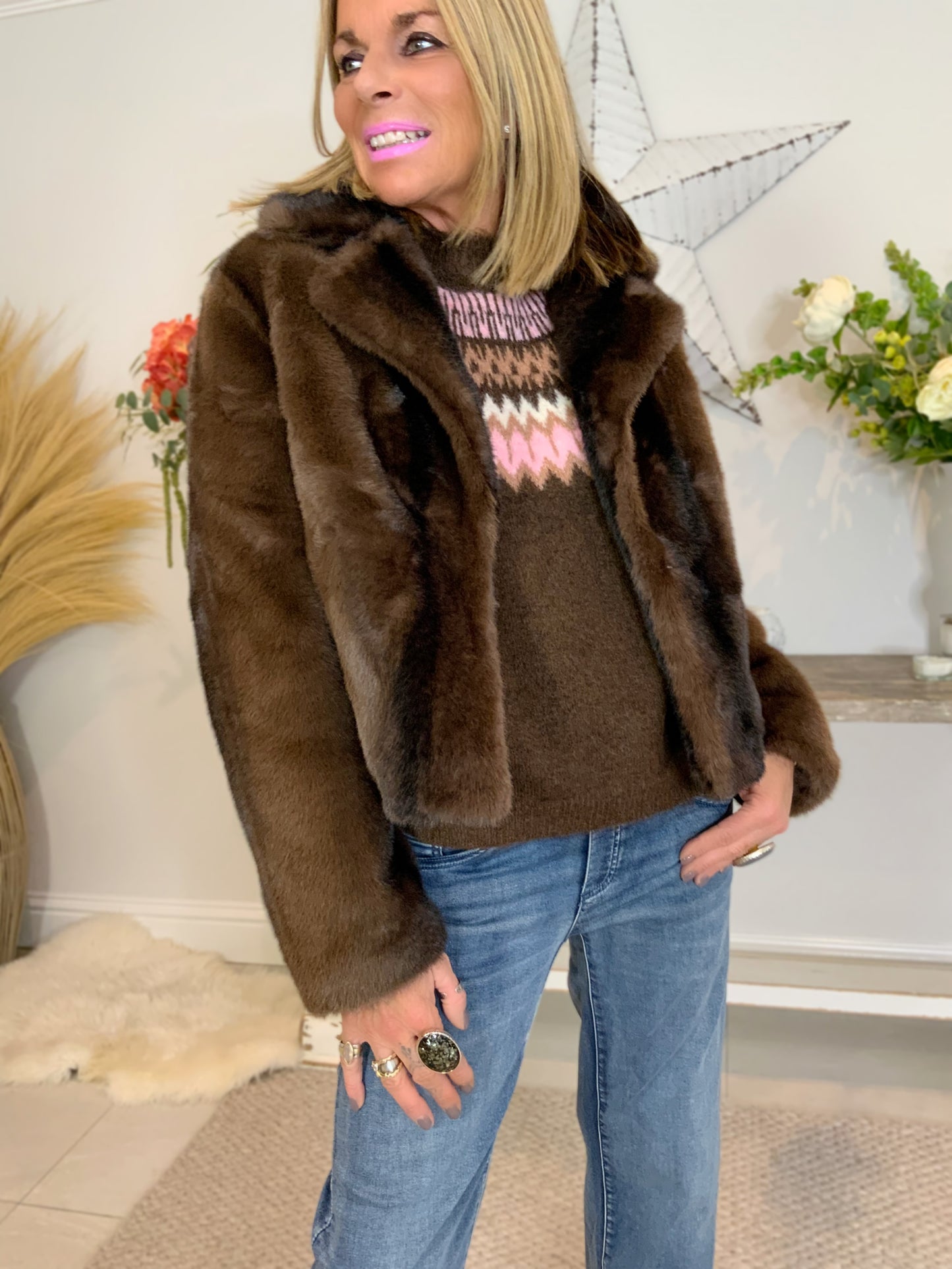 Paris Argyle Jumper