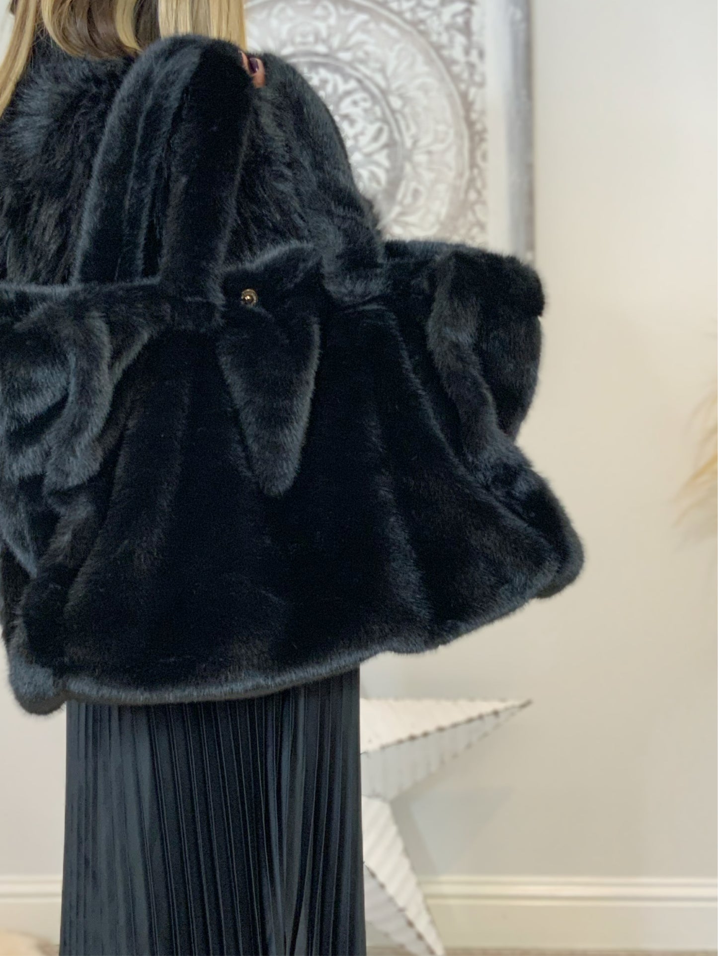 Faux Fur Tote