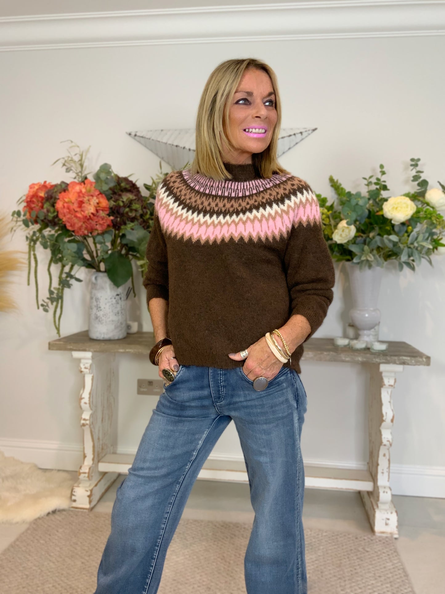 Paris Argyle Jumper
