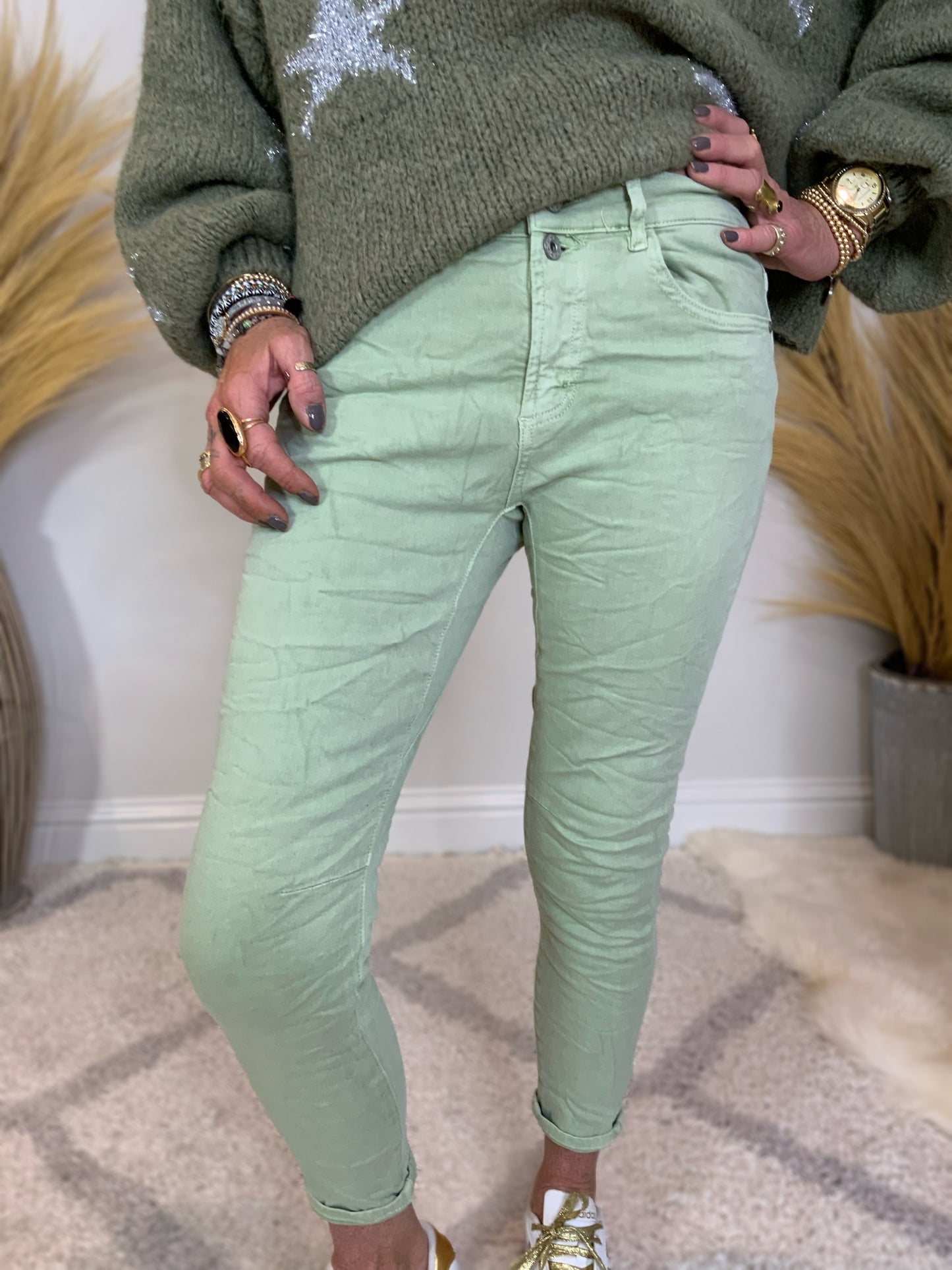 Melly & Co Cropped Jeans