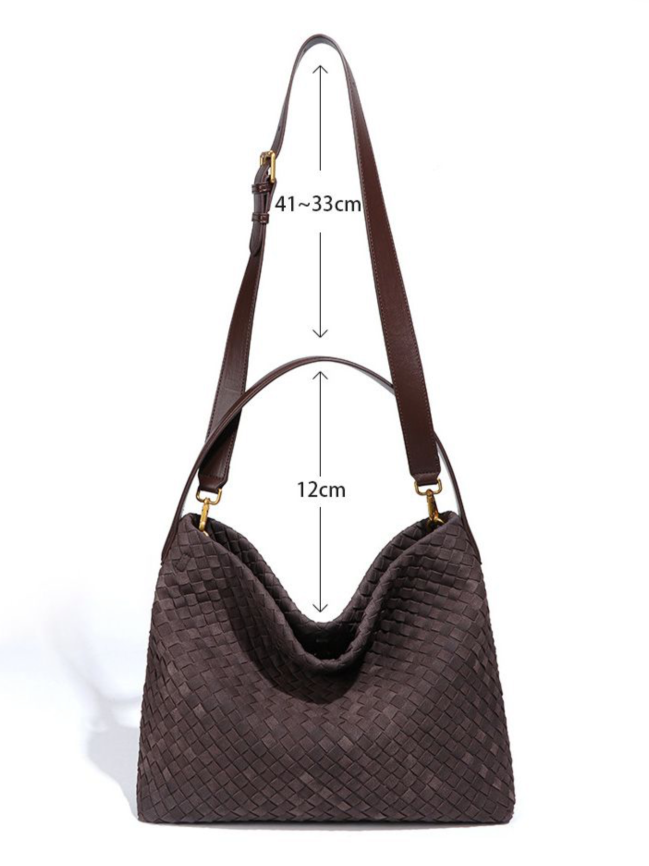 Woven Slouchy Shoulder Bag
