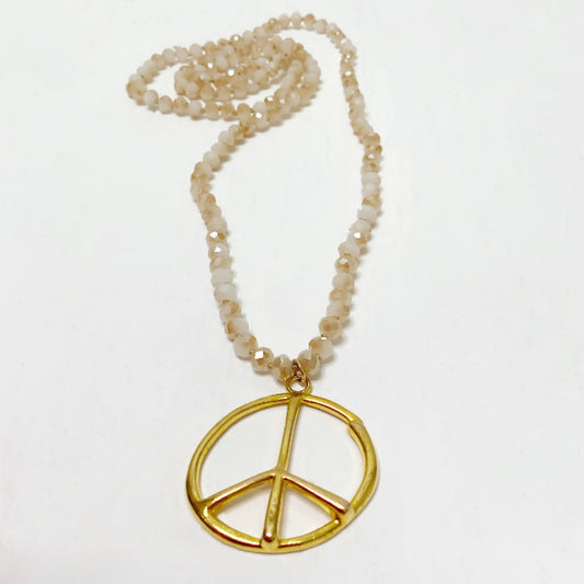 Peace Bead Necklace