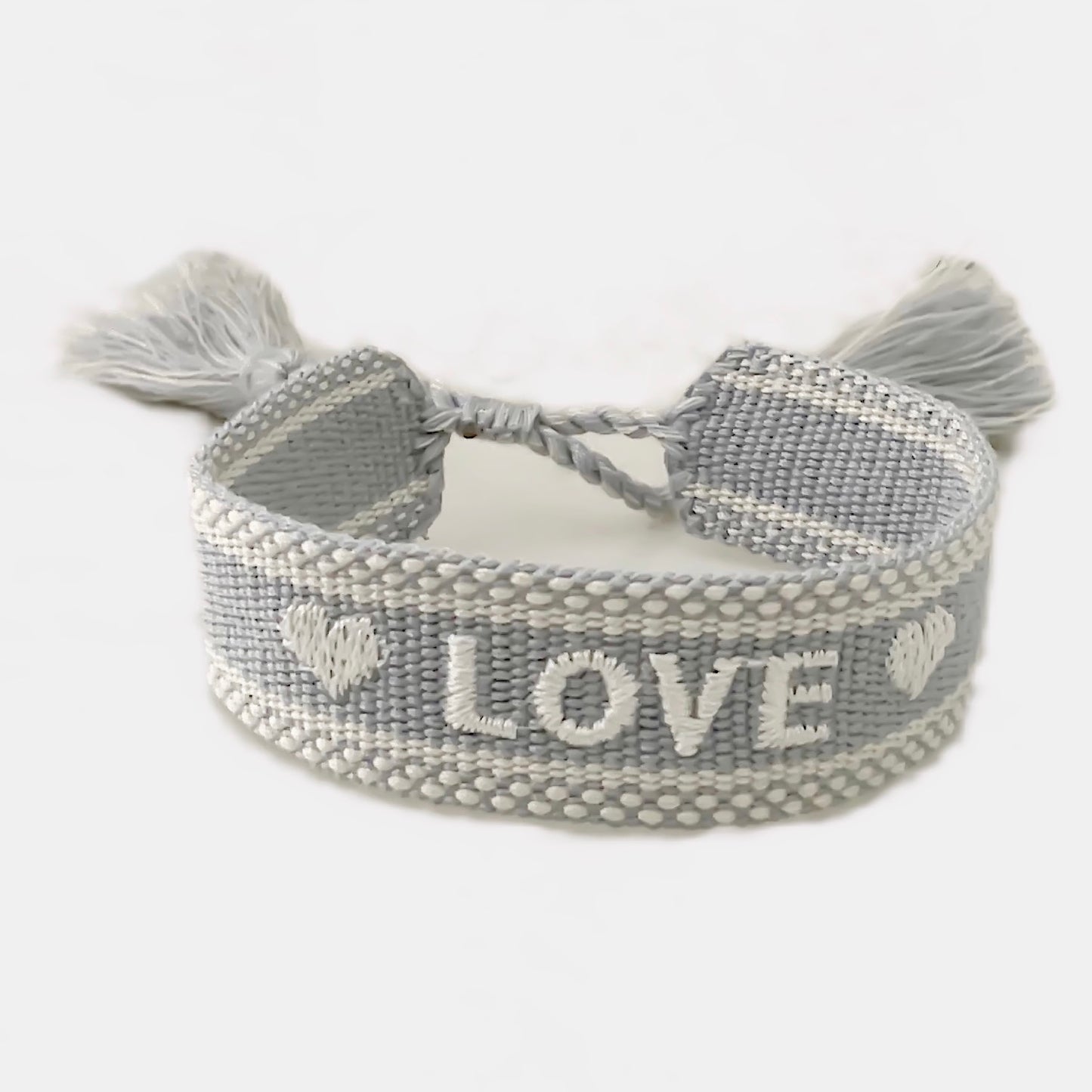 Love & Heart Woven Bracelet