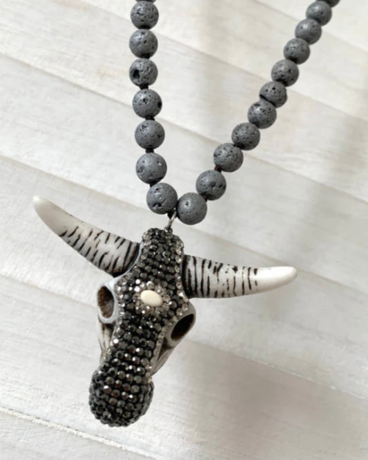 Buffalo Crystal Necklace