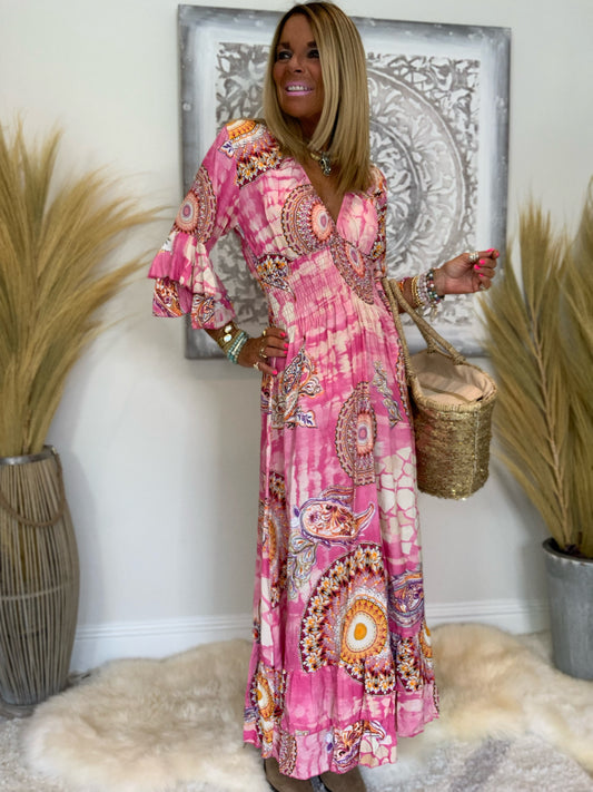 Jesse Maxi Print Dress