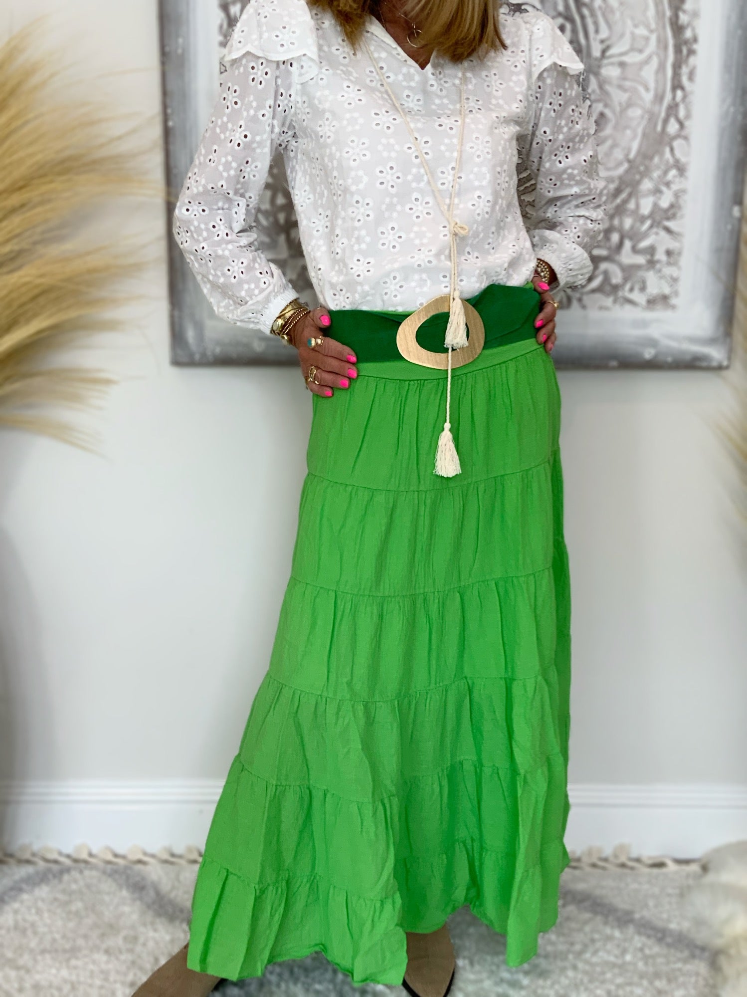 Valeria Tier Maxi Skirt – The Fashion Loft Boutique